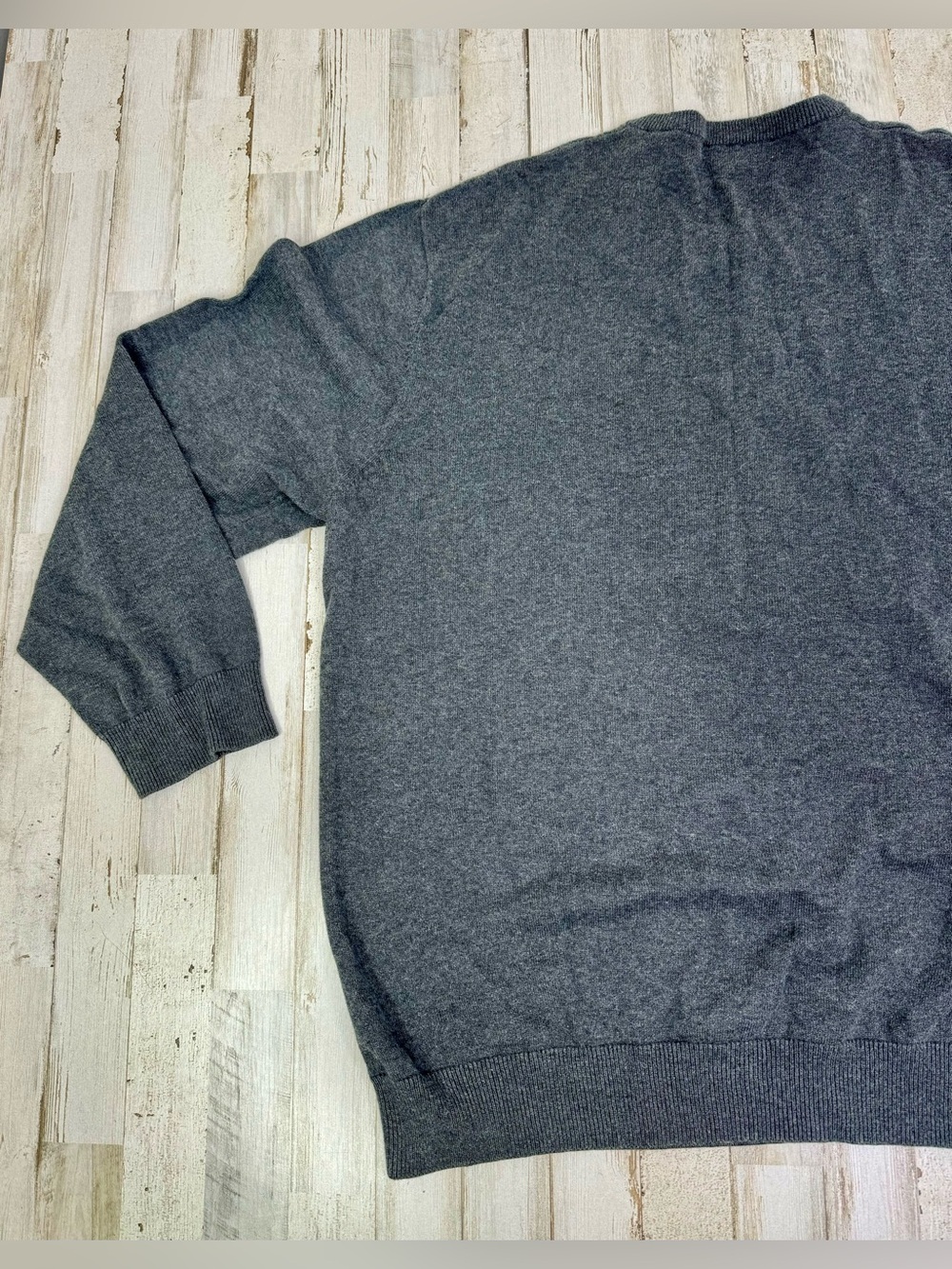 Old Navy Men's XXL Sweater Crewneck Heathered Gray Soft Knit Pullover - Picture 14 of 14